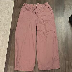Madewell Harlow pant, pink, size 4